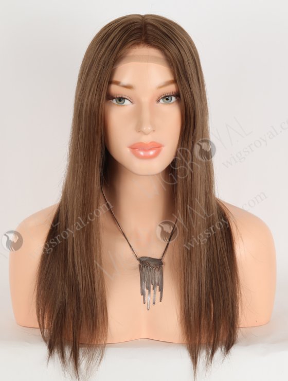 In Stock European Virgin Hair 16" 9# Color Straight Silk Top Gripper Wig GRP-08141-31991
