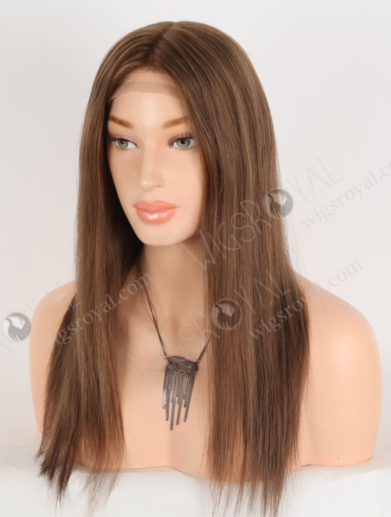 In Stock European Virgin Hair 16" 9# Color Straight Silk Top Gripper Wig GRP-08141-31993