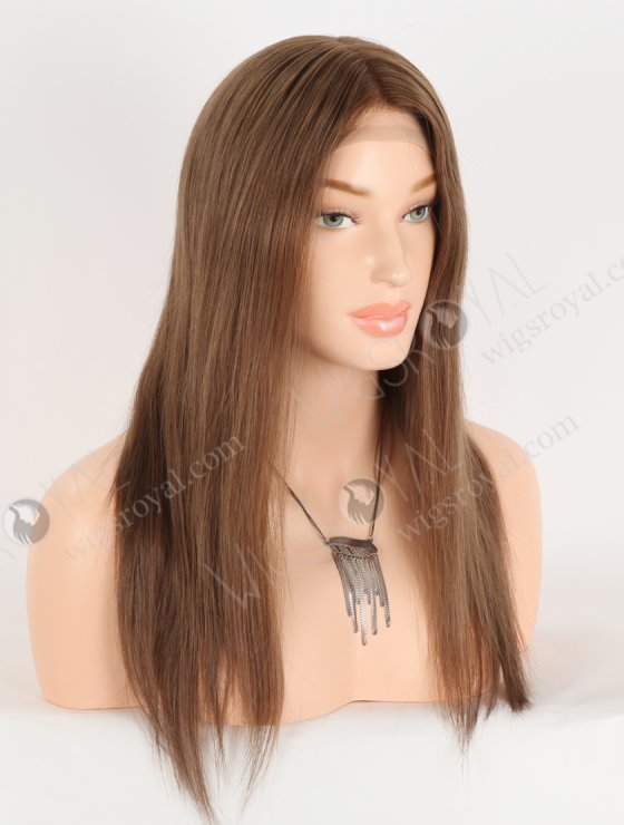 In Stock European Virgin Hair 16" 9# Color Straight Silk Top Gripper Wig GRP-08141-31994