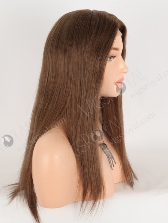 In Stock European Virgin Hair 16" 9# Color Straight Silk Top Gripper Wig GRP-08141-31996