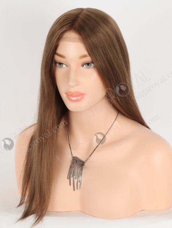 In Stock European Virgin Hair 16" 9# Color Straight Silk Top Gripper Wig GRP-08141-31995