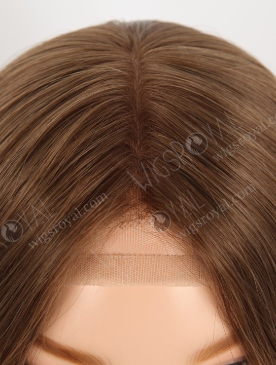 In Stock European Virgin Hair 16" 9# Color Straight Silk Top Gripper Wig GRP-08141-31998