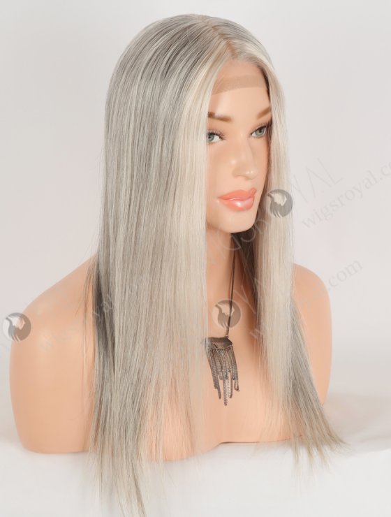 Unprocessed Human Hair Wig With Silk Top GRP-08142-32022