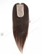 In Stock European Virgin Hair 16" Straight Natural Brown Color Hair Topper Topper-197