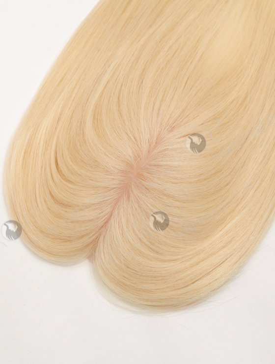In Stock European Virgin Hair 18" All One Length Straight 613# Color Hair Topper Topper-194-32060