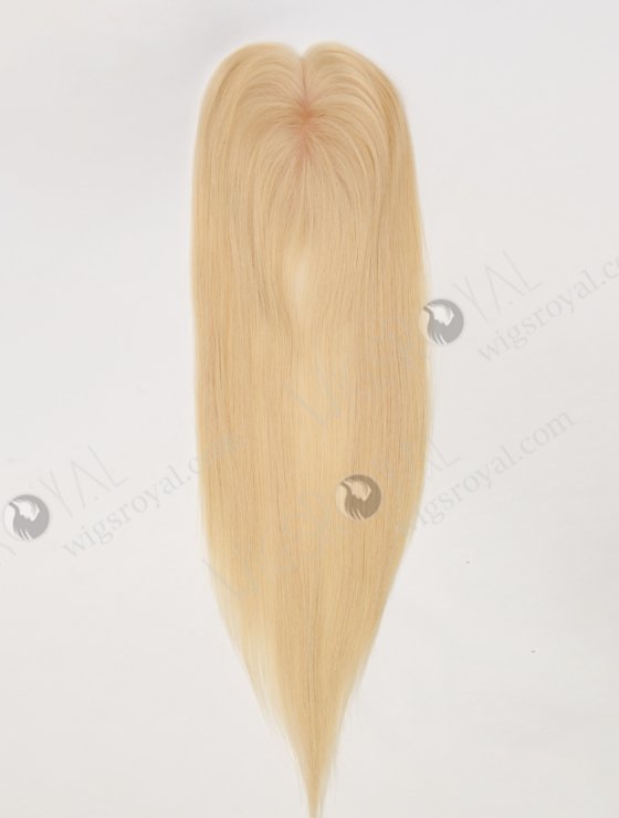 In Stock European Virgin Hair 18" All One Length Straight 613# Color Hair Topper Topper-194-32062