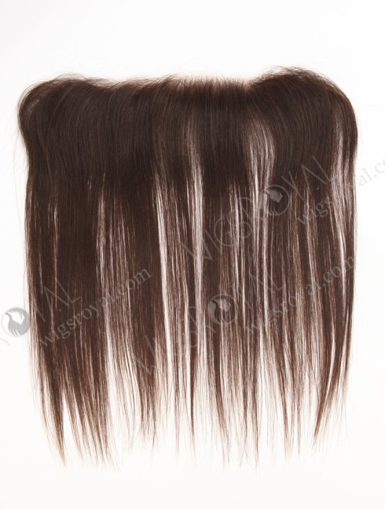 In Stock European Virgin Hair 12" Straight Natural Brown Color Hairline Topper SHT-007-32206