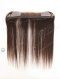 In Stock European Virgin Hair 12" Straight Natural Brown Color Hairline Topper SHT-007