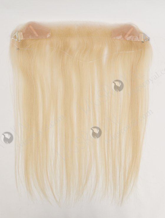 In Stock European Virgin Hair 12" Straight 613# Color Hairline Topper SHT-001-32335