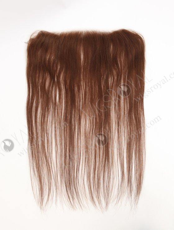 In Stock European Virgin Hair 16" Straight 4# Color Hairline Topper SHT-002-32336