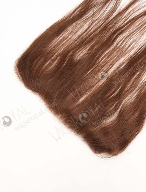 In Stock European Virgin Hair 16" Straight 4# Color Hairline Topper SHT-002-32338