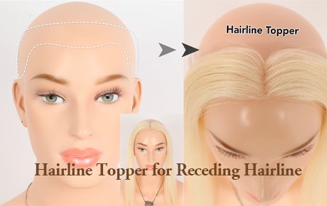 Hairline Topper for Receding Hairline | Frontal Hair Loss Solution