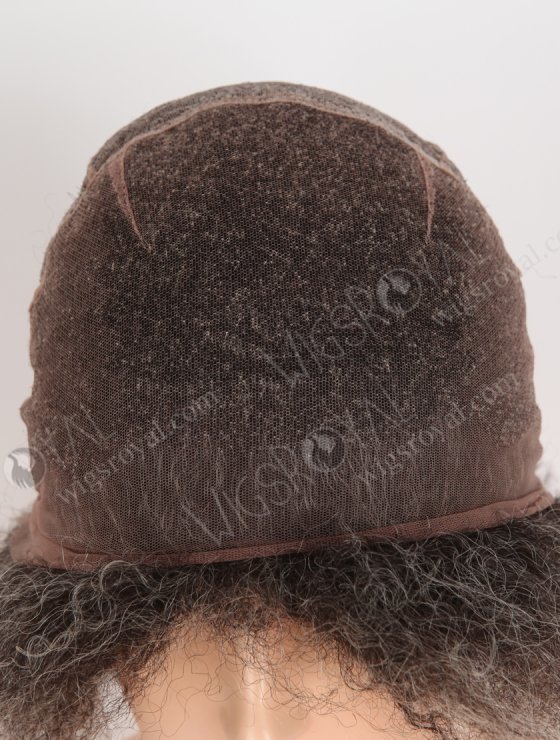 Full Lace Knotless Wig Salt and Pepper Afro Kinky Curl Grey Color Full Lace Wig WR-LW-144-32458