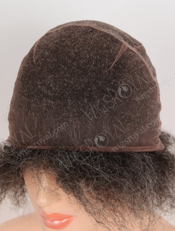 Full Lace Knotless Wig Salt and Pepper Afro Kinky Curl Grey Color Full Lace Wig WR-LW-144-32459
