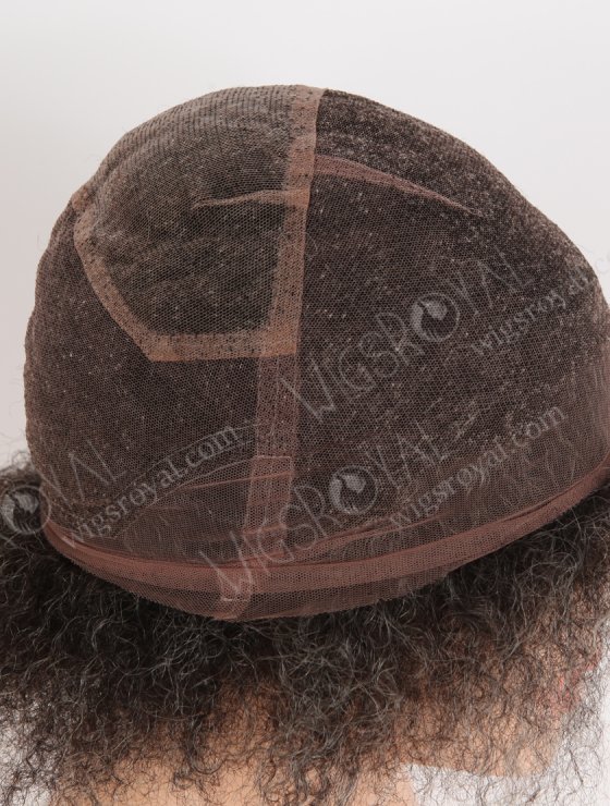 Full Lace Knotless Wig Salt and Pepper Afro Kinky Curl Grey Color Full Lace Wig WR-LW-144-32461