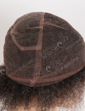 Full Lace Knotless Wig Salt and Pepper Afro Kinky Curl Grey Color Full Lace Wig WR-LW-144