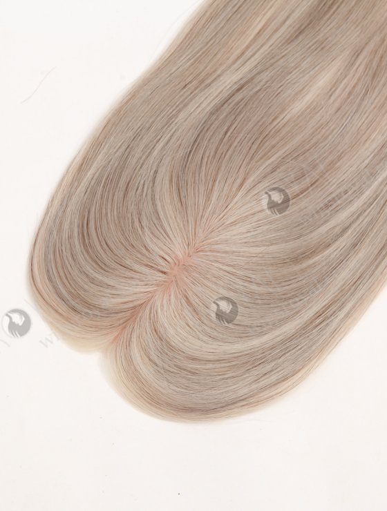 Light Gray Hair Piece With Good Layer Topper-190-32397