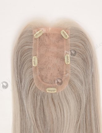 Light Gray Hair Piece With Good Layer Topper-190