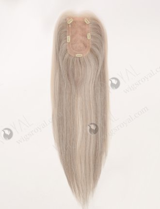 Light Gray Hair Piece With Good Layer Topper-190