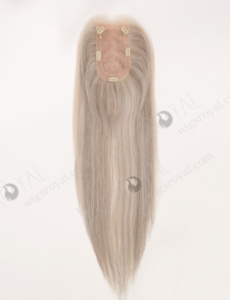 Light Gray Hair Piece With Good Layer Topper-190