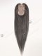 In Stock European Virgin Hair 16" All One Length Straight Gray Color Hair Topper Topper-191