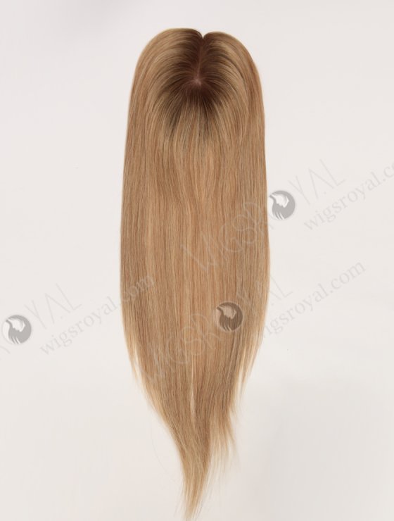 In Stock European Virgin Hair 18" All One Length Straight T4/8A#/T4/613# Mixed Color Hair Topper Topper-187-32514