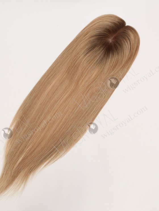 In Stock European Virgin Hair 18" All One Length Straight T4/8A#/T4/613# Mixed Color Hair Topper Topper-187-32515