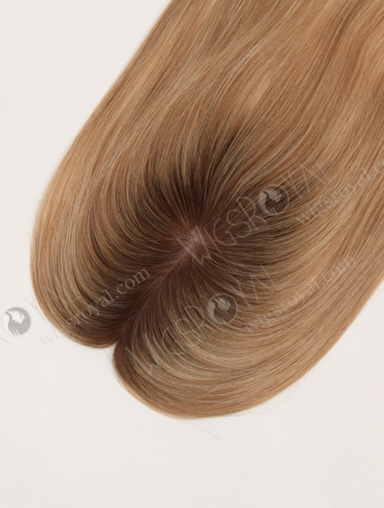 In Stock European Virgin Hair 18" All One Length Straight T4/8A#/T4/613# Mixed Color Hair Topper Topper-187-32516