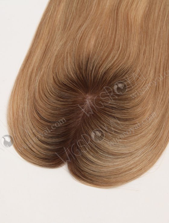 In Stock European Virgin Hair 18" All One Length Straight T4/8A#/T4/613# Mixed Color Hair Topper Topper-187-32517