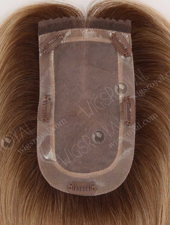 In Stock European Virgin Hair 18" All One Length Straight T4/8A#/T4/613# Mixed Color Hair Topper Topper-187-32518