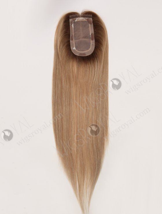 In Stock European Virgin Hair 18" All One Length Straight T4/8A#/T4/613# Mixed Color Hair Topper Topper-187-32520