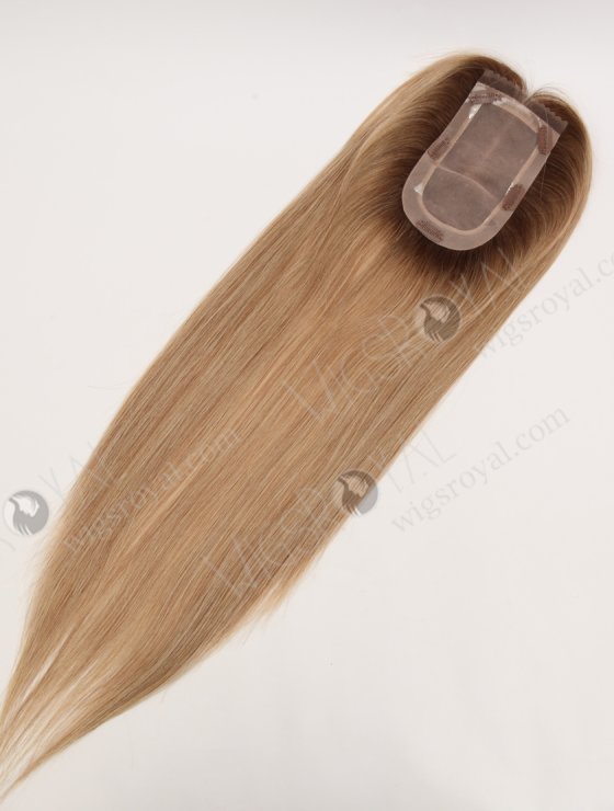 In Stock European Virgin Hair 18" All One Length Straight T4/8A#/T4/613# Mixed Color Hair Topper Topper-187-32523