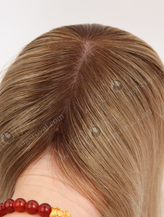 In Stock European Virgin Hair 18" All One Length Straight T4/8A#/T4/613# Mixed Color Hair Topper Topper-187-32522