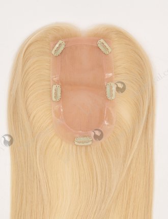 Shiny Blonde Silk Top Hair Topper For Lady Topper-193