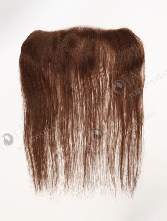 In Stock European Virgin Hair 16" Straight 4# Color Hairline Topper SHT-002-32623