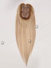 In Stock European Virgin Hair 18" All One Length Straight T8A/60#/8A# Highlights Color Hair Topper Topper-181