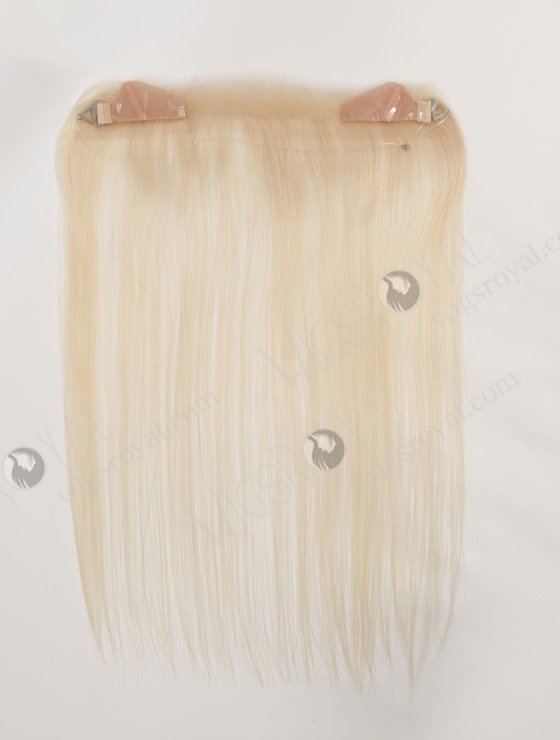 In Stock European Virgin Hair 16" Straight 60# Color Hairline Topper SHT-021