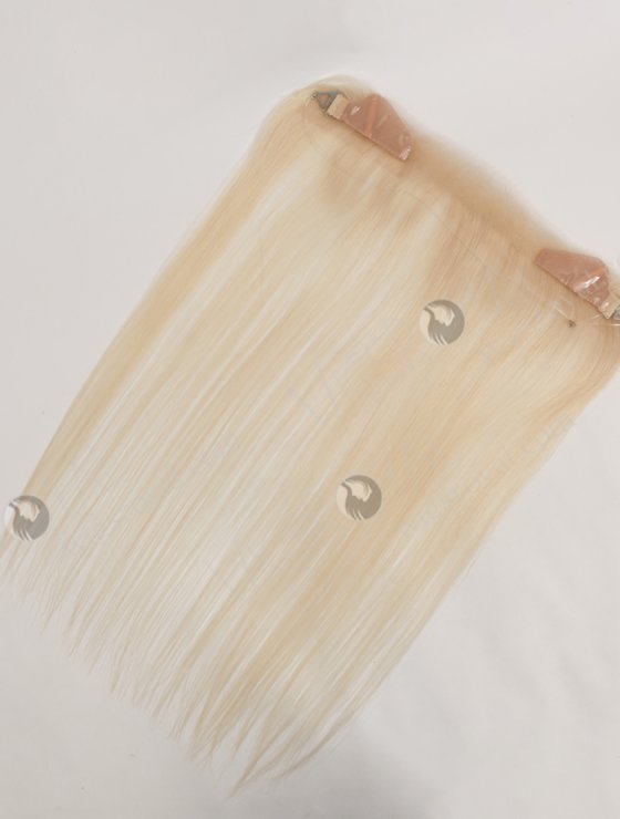 In Stock European Virgin Hair 16" Straight 60# Color Hairline Topper SHT-021-32900
