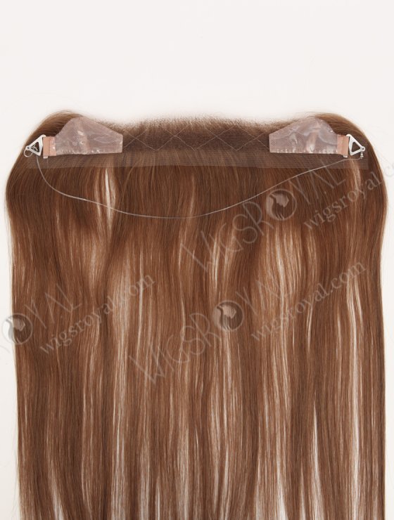 In Stock European Virgin Hair 16" Straight 9# Color Hairline Topper SHT-017-32835