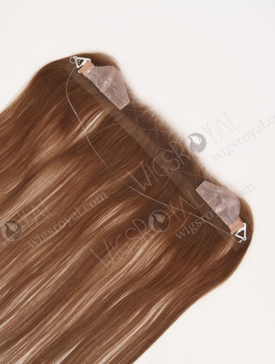 In Stock European Virgin Hair 16" Straight 9# Color Hairline Topper SHT-017-32834