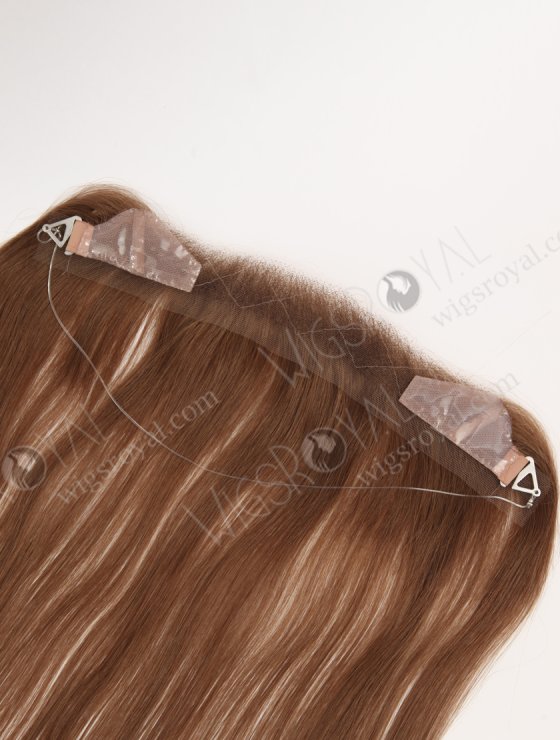 In Stock European Virgin Hair 16" Straight 9# Color Hairline Topper SHT-017-32839