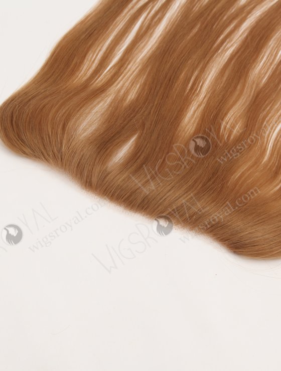 In Stock European Virgin Hair 16" Straight 8# Color Hairline Topper SHT-018-32855