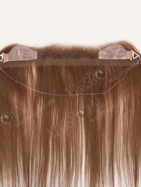 In Stock European Virgin Hair 12" Straight 9# Color Hairline Topper SHT-016-32813