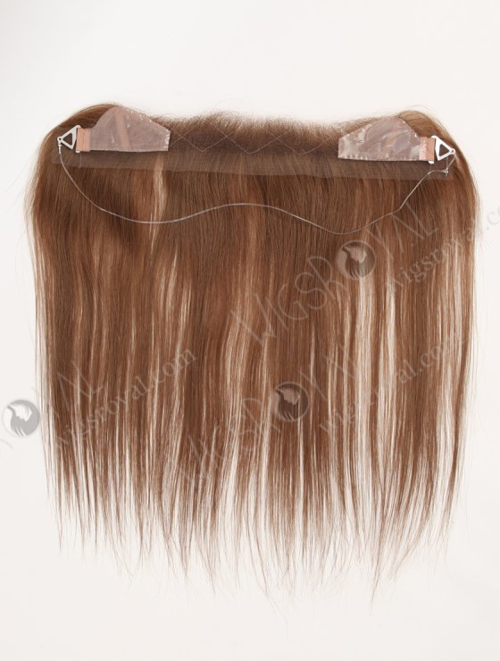 In Stock European Virgin Hair 12" Straight 9# Color Hairline Topper SHT-016-32814