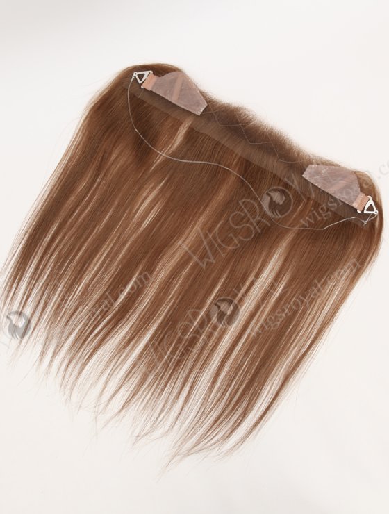 In Stock European Virgin Hair 12" Straight 9# Color Hairline Topper SHT-016-32816