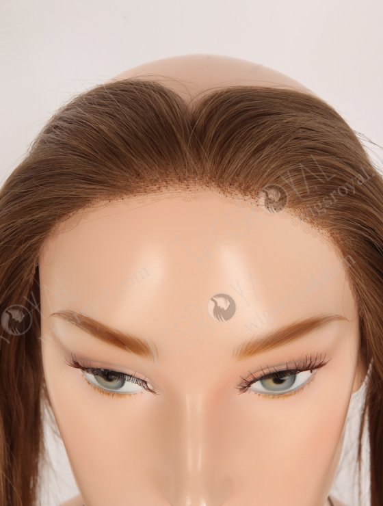 In Stock European Virgin Hair 12" Straight 9# Color Hairline Topper SHT-016-32820