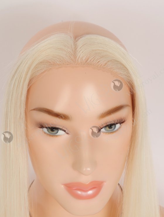 In Stock European Virgin Hair 16" Straight 60# Color Hairline Topper SHT-021-32901