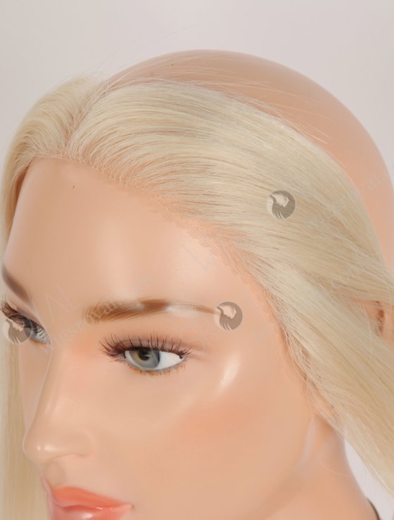 In Stock European Virgin Hair 16" Straight 60# Color Hairline Topper SHT-021-32904