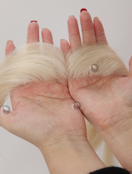 In Stock European Virgin Hair 16" Straight 60# Color Hairline Topper SHT-021-32905