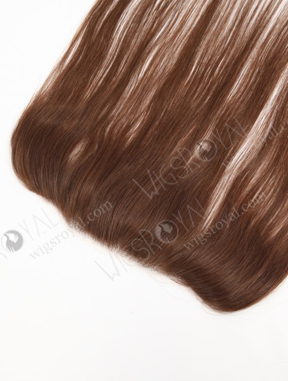 In Stock European Virgin Hair 12" Straight 4# Color Hairline Topper SHT-015-32793